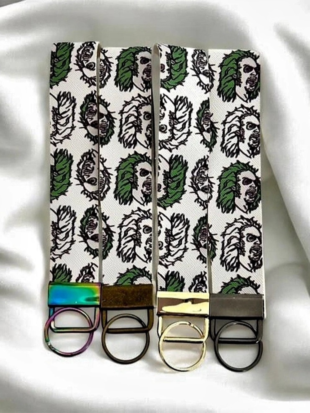 Beetlejuice Wristlet Keychains